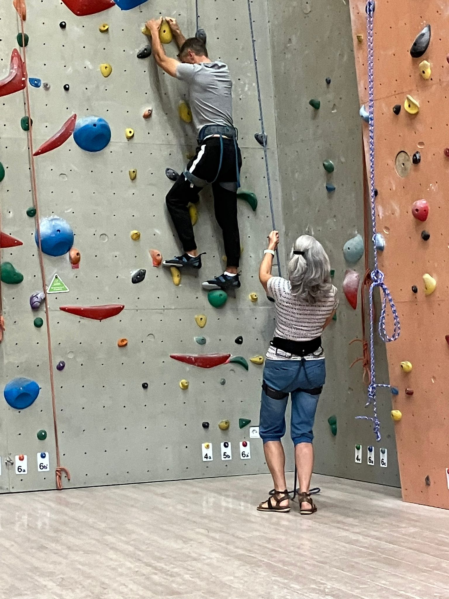 Frank had niet gedacht opnieuw te kunnen klimmen.